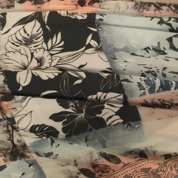 Tolani Collection Boho Beachy Coastal Open Kimono Vacation Resort Size Large - Picture 10 of 10